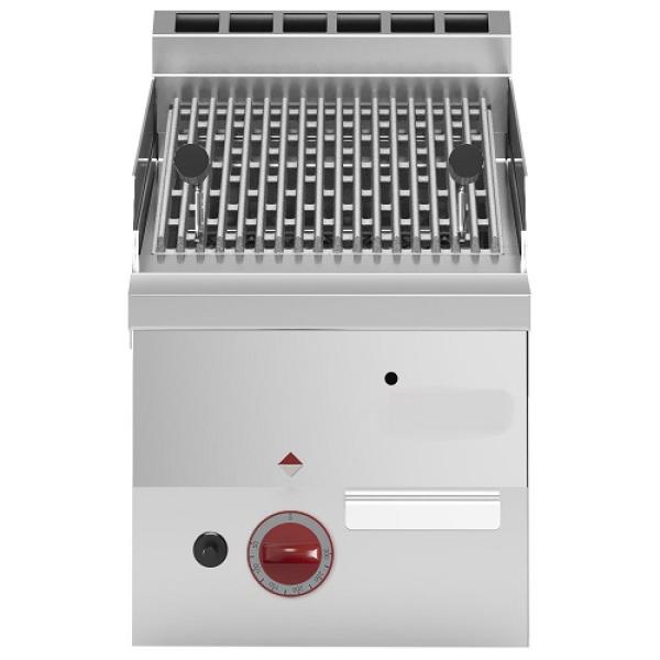 G60/GPL3T-N (25) Gas Lavasteingrill mit Rost aus Gusseisen -Top-